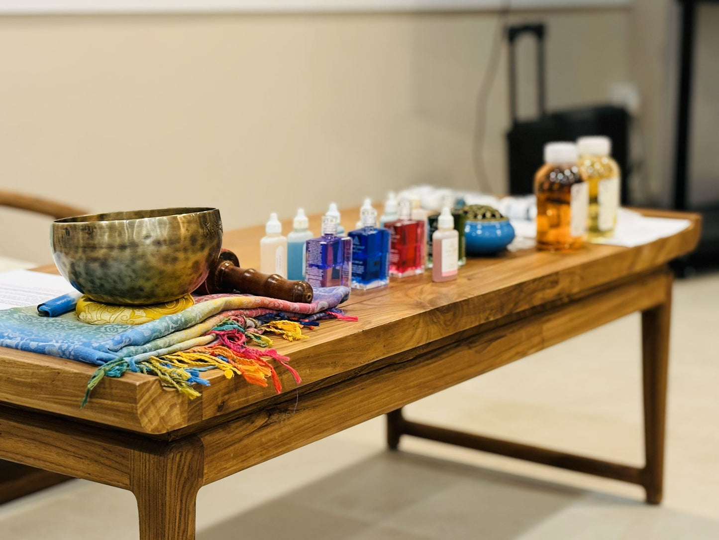 Energy Exploration Journey and Color Visualization with Lotus Healing